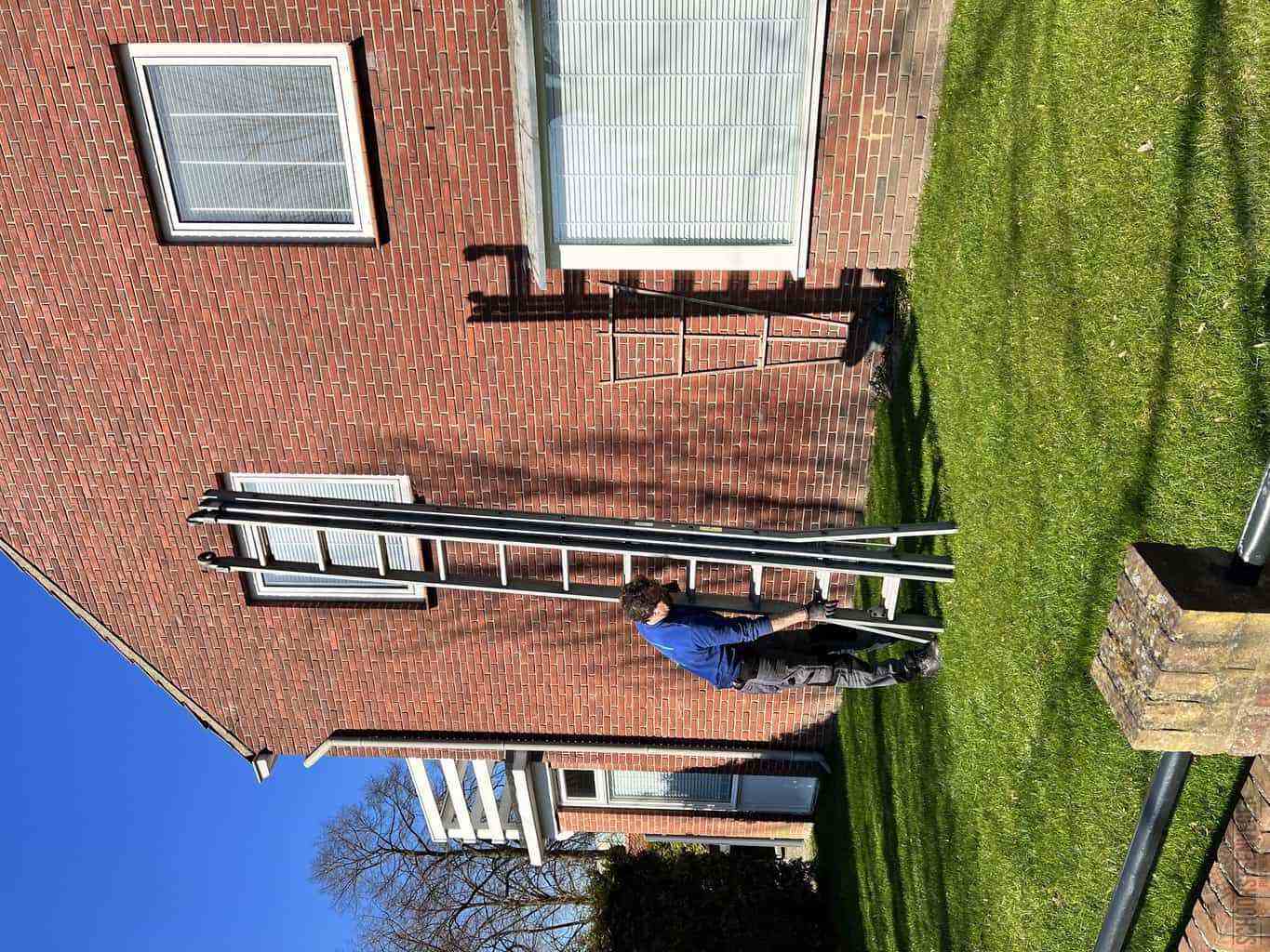 Rucphen schoorsteenveger huis ladder